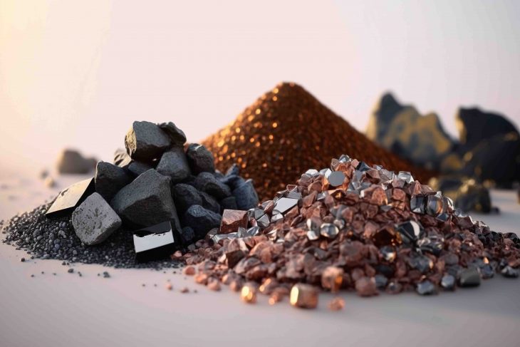 Fused alumina mineral grains